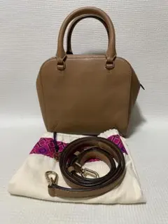 Tory Burch ベージュ 2WAYバッグ