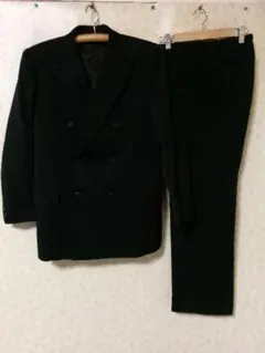 100730　TAILOR Sakamoto　スーツ上下　黒　背抜き