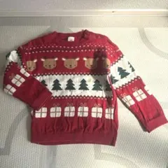 H&M クリスマス柄セーター US 2T 92cm