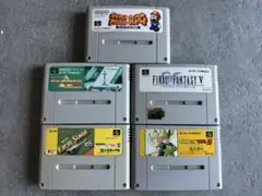 スーパーファミコンソフト5本セットジャンク品　任天堂Nintendo