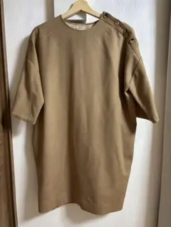 キャメル ロングワンピース