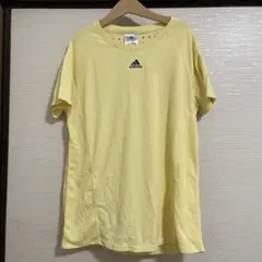 adidas トレーニング Tシャツ イエロー J/S