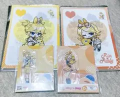 初音ミク タイトーくじ 鏡音リン　鏡音レン　クリアスタンド　クリアファイル