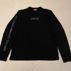 DIESEL ディーゼル　立体ロゴ グラフィック 長袖 Tシャツ ロンT