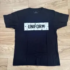 uniform experiment ブラック Tシャツ