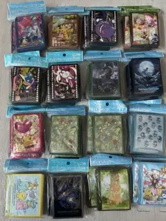 ポケモンカードゲーム 正規品デッキシールドまとめ売り　各種2セット計32個