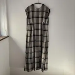 23SS 極美品 ボールジィ リネンコットン オールインワン ワンピース 黒