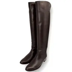 未使用級⭐️ 銀座かねまつ レザー　ショートブーツ 24cm 黒 サイドジップ SHOES CONCIERGE｜【WEB LIMITED】限定60足のサイドゴアショート