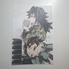 鬼滅の刃　全集中展　刀鍛冶の里編　柱稽古編　幕間画ポストカード　冨岡義勇　炭治郎