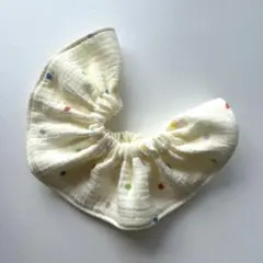 フリルスタイ ドーナツスタイ つけ襟 スタイ ダブルガーゼ