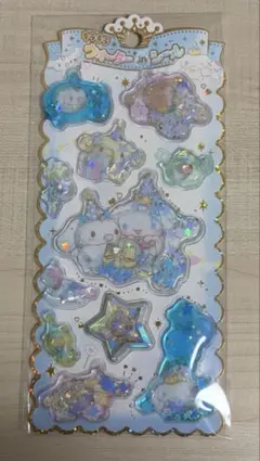 【正規品】サンリオキャラクターズ シナモロール キラキラウォーターinシール