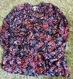 H&M 花柄 長袖ブラウス