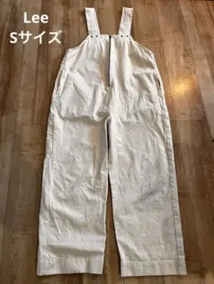 Lee ホワイト サロペット コットン混紡