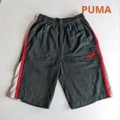 PUMA ハーフパンツ ブラック　赤刺繍　150
