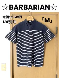 UA別注☆BARBARIANバーバリアン半袖Tシャツ半袖ポロシャツラグビーウェアのサムネイル