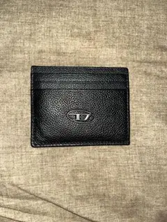 DIESEL ブラック レザー カードケース