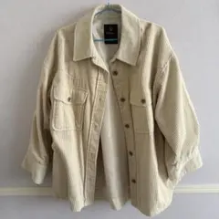 w closet コーデュロイジャケット ベージュ