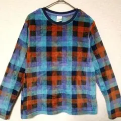Cat & Jack フリース チェック柄 プルオーバー L 12-14 キッズのサムネイル