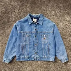 Carhartt デニムブルー ジャケット CARHARTT Denim Active Jacket M/BLUE カーハート デニム アクティブ