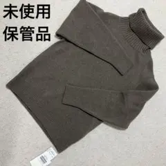 未使用 Deuxieme Classe ミドルゲージタートル　ニット ブラウン
