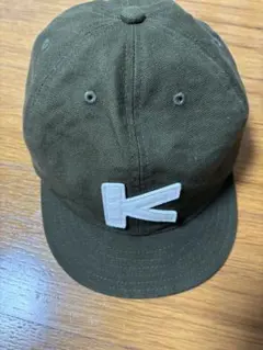 KAVU ベースボールキャップ オリーブ Kロゴのサムネイル