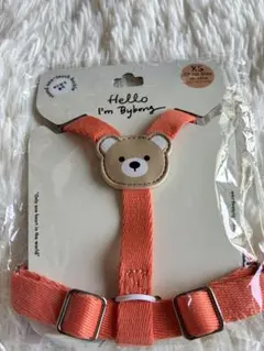 くまさんハーネス 小型犬 犬 オレンジ, XSのサムネイル