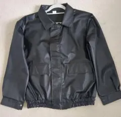ジャケットブラックショート丈ブルゾン秋冬物sサイズ