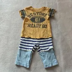 DENIM DUNGAREE ロンパース 70cmのサムネイル
