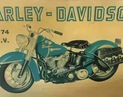 ハーレーダビッドソン　アンティーク　看板