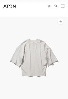 ATON FRESCA SMOOTH | WIDE SLEEVE T-SHIRTのサムネイル
