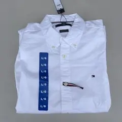 TOMMY HILFIGER ボタンダウン ホワイトシャツ L/G