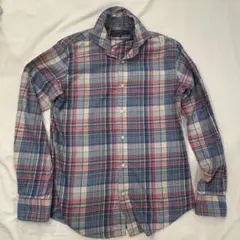POLO RALPH LAUREN ラグジュアリーフランネル チェックシャツS