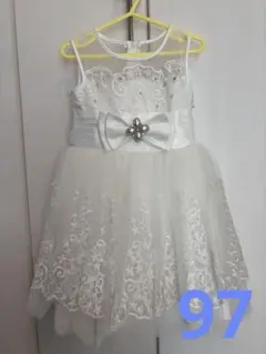 マザウェイズ ドレス 97㌢ 2〜3歳 結婚式 七五三 発表会 撮影 タグ付き