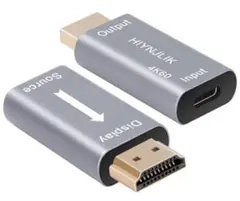 【新品未使用】単方向 4K USB-Cメス to HDMIオス変換アダプター