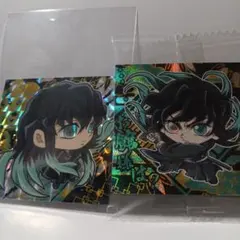 鬼滅の刃デフォルメシールウエハース其ノ十四【★★★ 時透無一郎 他計4枚セット】