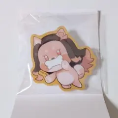 【鬼滅の刃】 アニマルクッキーバッジ 竈門ねずこ