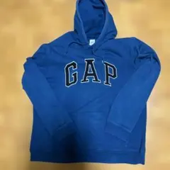 gap パーカー color…ブルー系　青緑色系。