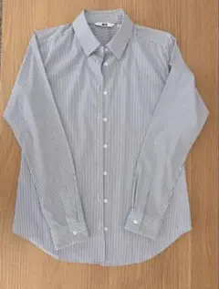 UNIQLO ストライプ 長袖シャツ S