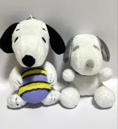 スヌーピー ボールチェーン付きぬいぐるみ 2体セット