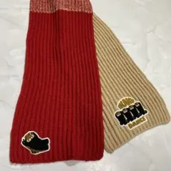 美品　グラニフ　IKAKU マフラー　バイカラー　レディース　ユニセックス