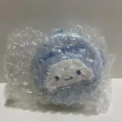 シナモロール/ミラー付きコンパクトブラシ