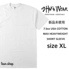 【シャカウェア】新品 7.5 マックスヘビーウェイト 無地 Tシャツ 白 XL