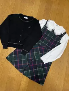 【MIKI HOUSE 他】美品！女の子 フォーマルワンピーススーツ 130