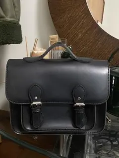 SENSE OF PLACE ブラックレザー ショルダーバッグ