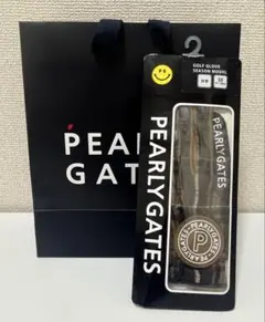 新品未使用 パーリーゲイツ チェック柄 合皮グローブ 左手用 SS