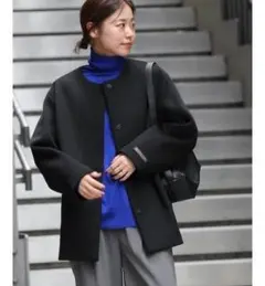 JOURNAL STANDARD スーパーファインビーバークルーネックコート34