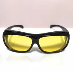 偏光サングラス オーバータイプ　黄色