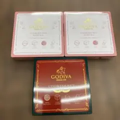 GODIVA 쿠키캔 3점 세트 빈 캔