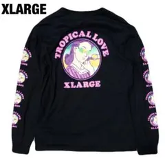 【極美品】XLARGE エクストララージ TROPICAL LOVE ロンT Lのサムネイル