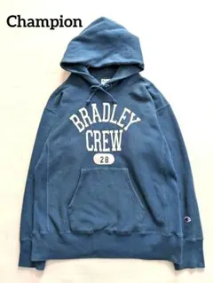 希少な美品！　チャンピオンパーカーＬ　リバースウィーブ　青タグ　フロッキーロゴ